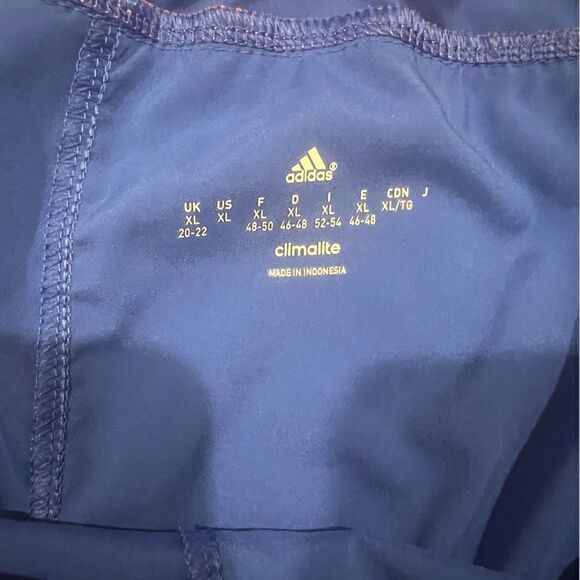 Adidas Climalite Orange and blue Pull on athletic shorts Size XL - Picture 5 of 6